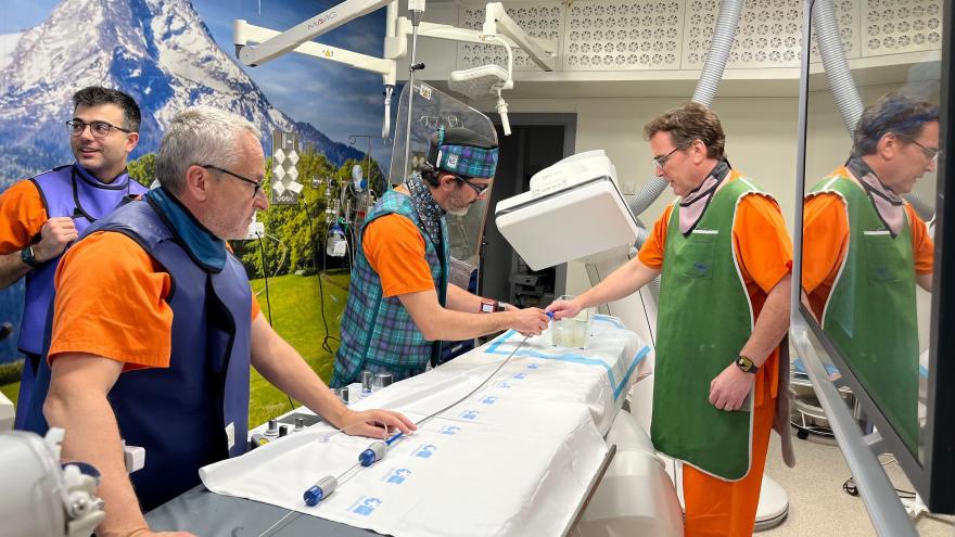 Texto Alternativo: El Hospital público Gregorio Marañón de la Comunidad de Madrid incorpora con éxito una técnica pionera en España sobre una cardiopatía congénita