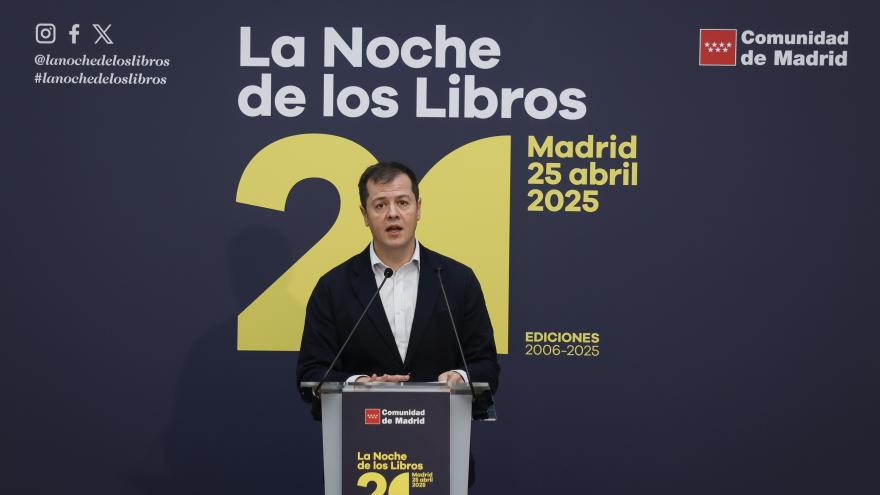 Texto Alternativo: La Comunidad de Madrid celebrará la 20ª edición de La Noche de los Libros con más de 500 actividades en 95 municipios de la región