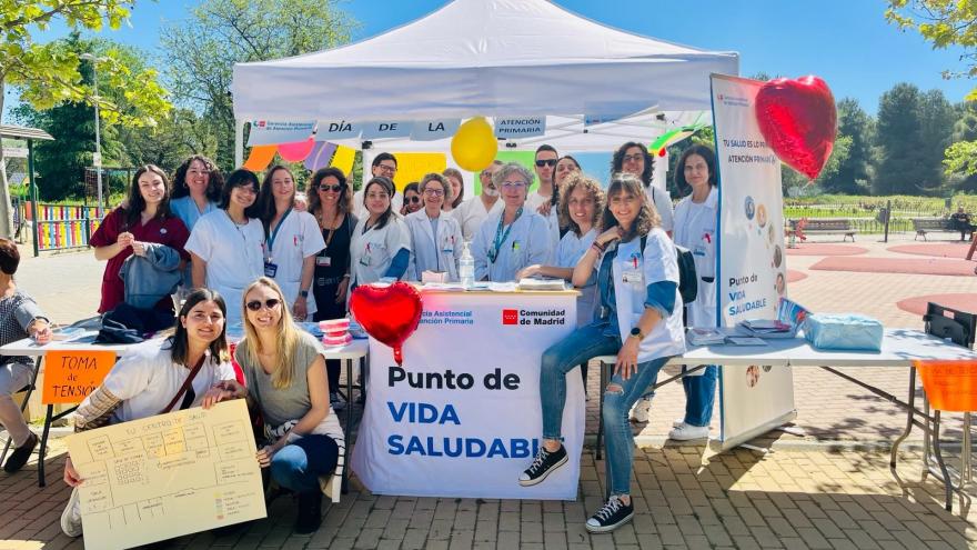 Texto Alternativo: El Punto de Atención Continuada Jaime Vera se suma a la celebración de la XI Semana de la Salud de Coslada