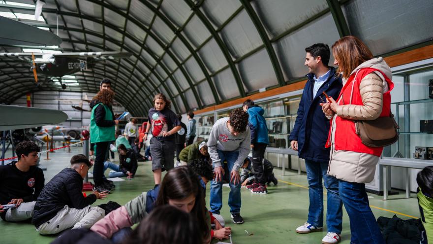 Texto Alternativo: 270 alumnos de la Comunidad de Madrid participan la final de la Competición de Ciencias, Tecnología, Ingeniería y Matemáticas