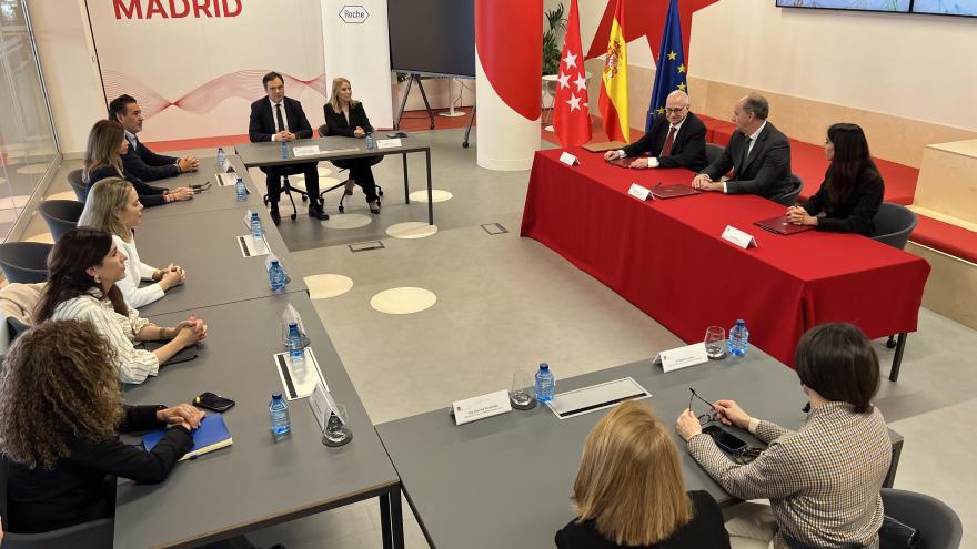 Texto Alternativo: La Comunidad de Madrid colaborará con la farmacéutica Roche en el refuerzo de la ciberseguridad del sector sanitario