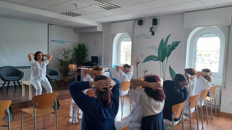 Texto Alternativo: El Hospital público Guadarrama celebra la Semana de la Salud con actividades para sus profesionales