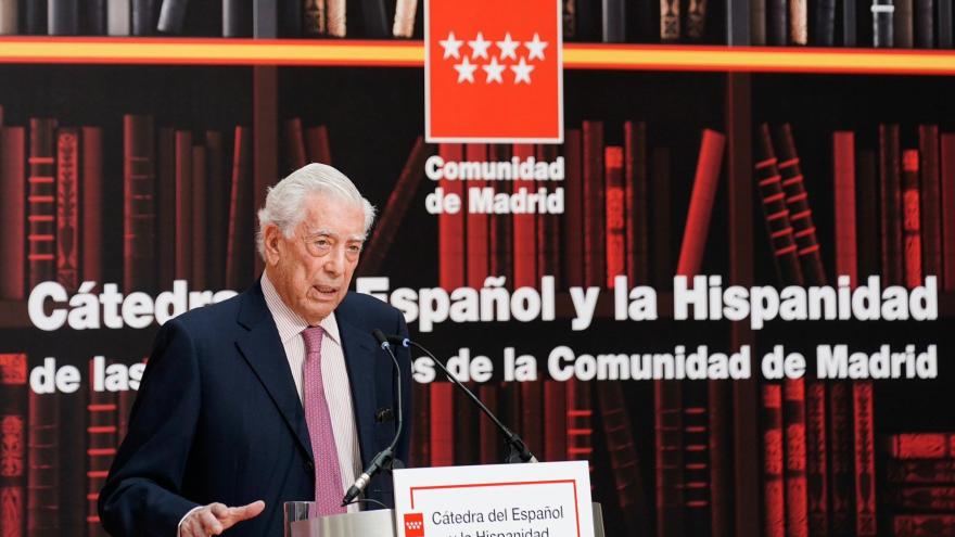 Texto Alternativo: La Comunidad de Madrid concederá la Medalla Internacional de las Artes a Mario Vargas Llosa