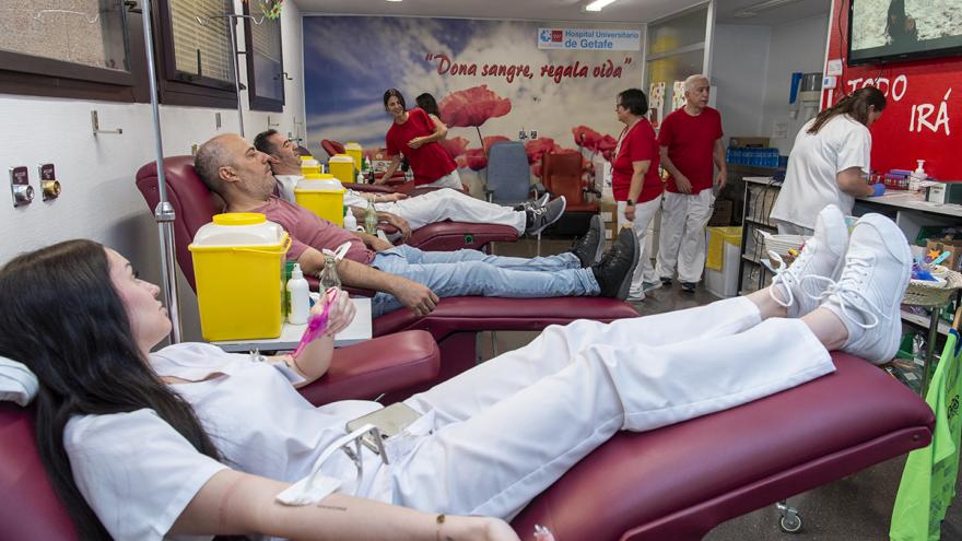 Texto Alternativo: El Hospital público de Getafe celebrará un “maratón” de donación de sangre los días 6 y 7 de mayo