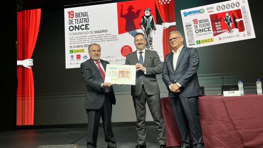Texto Alternativo: La Comunidad de Madrid, escenario de la 19ª Bienal de Teatro ONCE protagonizada por personas ciegas o con discapacidad visual