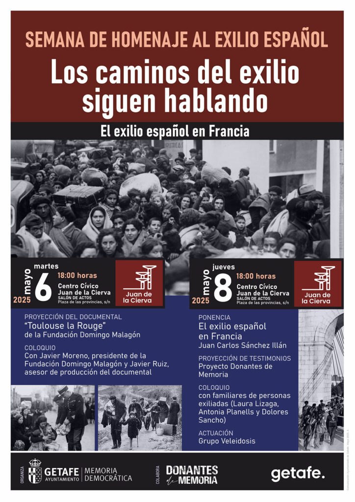 Texto Alternativo: Dos jornadas sobre Memoria Histórica los días 6 y 8 de mayo