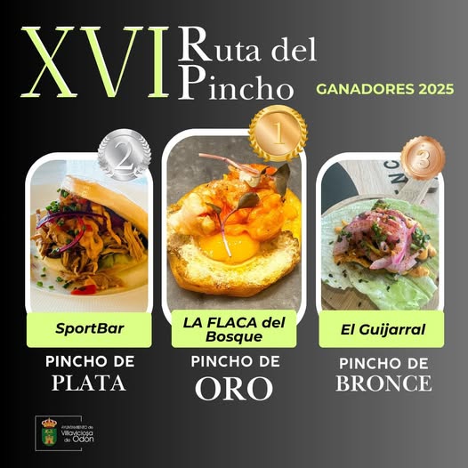 Texto Alternativo: El restaurante La Flaca del Bosque obtiene el primer premio de la XVI edición de la Ruta del Pincho