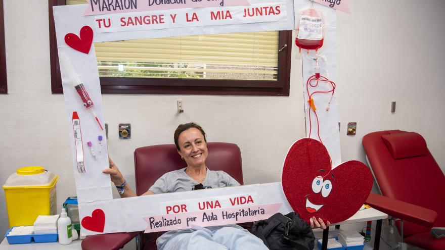 Texto Alternativo: El 'maratón' del Hospital público de Getafe logra 169 donaciones de sangre