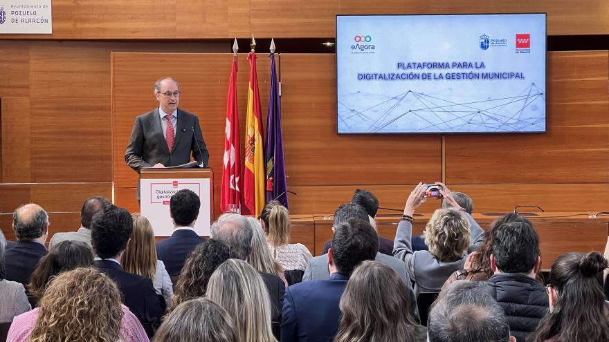 Texto Alternativo: La Comunidad de Madrid lanza la plataforma piloto eAgora, un espacio digital para que los ayuntamientos centralicen sus servicios municipales