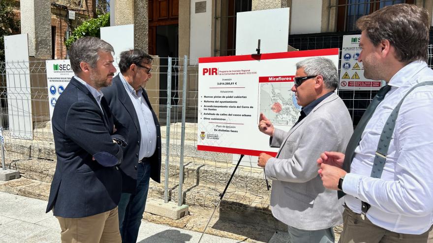 Texto Alternativo: La Comunidad de Madrid destina tres millones del Programa de Inversión Regional a Miraflores de la Sierra para mejorar sus infraestructuras