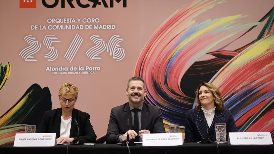 Texto Alternativo: La Orquesta y Coro de la Comunidad de Madrid el Gobierno de la Comunidad de Madrid presenta su temporada 2025/26 con 14 conciertos y amplia presencia internacional
