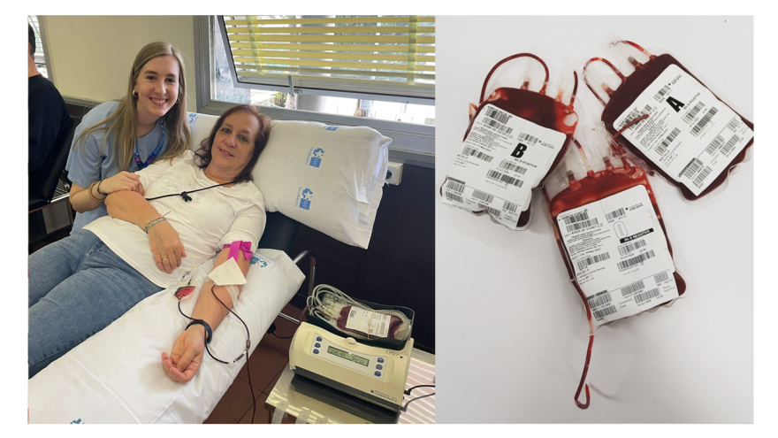 Texto Alternativo: Más de 630 personas acudieron al 'maratón' de donación de sangre del Hospital público Ramón y Cajal