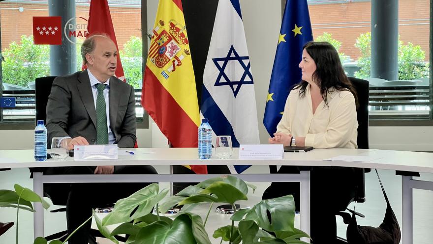 Texto Alternativo: La Comunidad de Madrid refuerza con Israel la colaboración institucional en materia de Transformación Digital