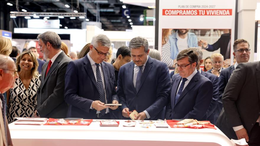 Texto Alternativo: La Comunidad de Madrid la Comunidad presenta en el Salón Inmobiliario SIMA las políticas que han posicionado a la región como referente en vivienda protegida