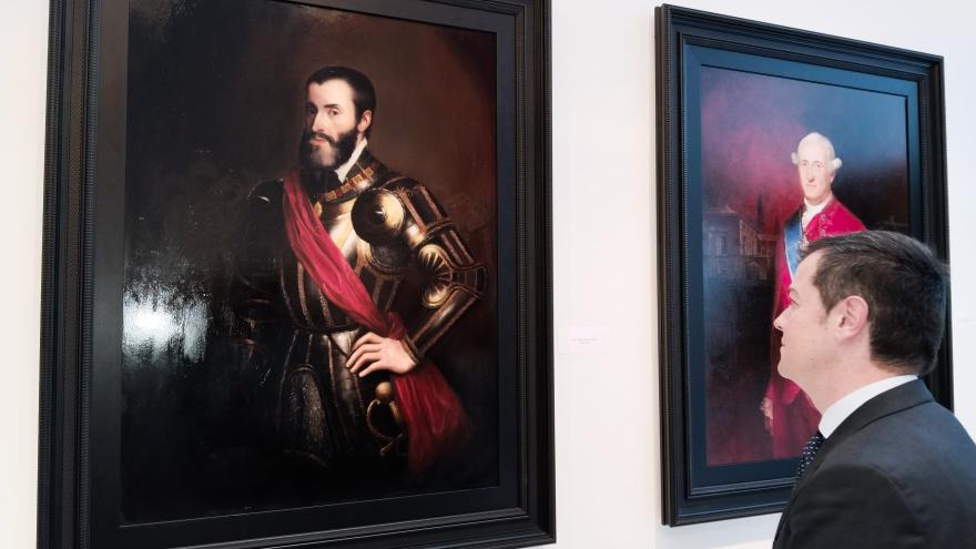 Texto Alternativo: La Comunidad de Madrid contará con la primera galería de retratos pictóricos de todos los monarcas españoles obra del taller de Ferrer-Dalmau
