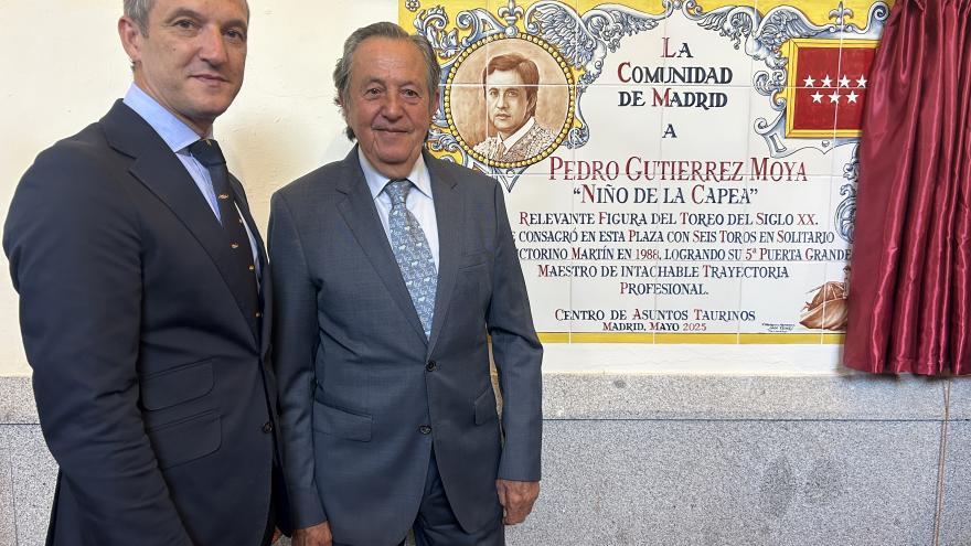 Texto Alternativo: La Comunidad de Madrid rinde homenaje a Pedro Gutiérrez Moya, El Niño de la Capea