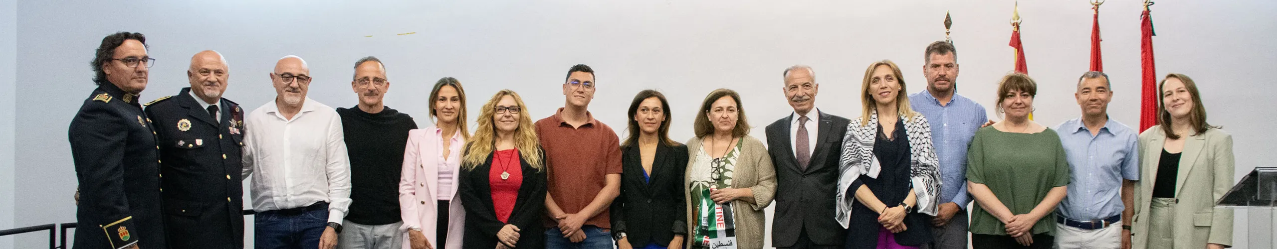Texto Alternativo: Alcorcón celebra el primer aniversario del reconocimiento del Estado de Palestina con un acto contra el genocidio y a favor de la paz, la solidaridad y los derechos humanos