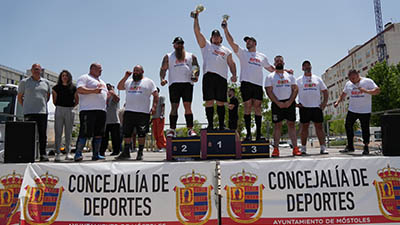 Texto Alternativo: Móstoles acogió el primer torneo puntuable de la Liga Nacional de Fuerza 2025, con la victoria del vigente campeón Gianluca Ardenghi
