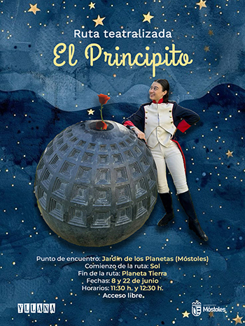 Texto Alternativo: La ruta teatralizada de “El Principito”, en la agenda cultural de la semana en Móstoles
