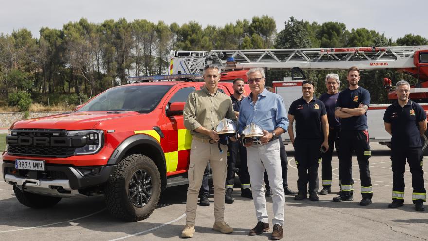 Texto Alternativo: La Comunidad de Madrid celebra una jornada de conducción segura en vehículos de emergencias junto a Carlos Sainz