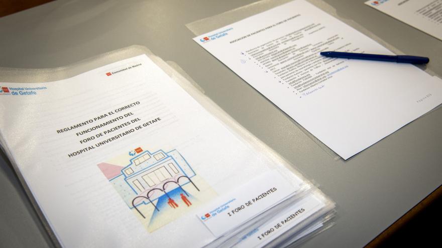 Texto Alternativo: El Hospital público de Getafe crea un Foro de Pacientes para fomentar la participación y mejorar la calidad de la atención