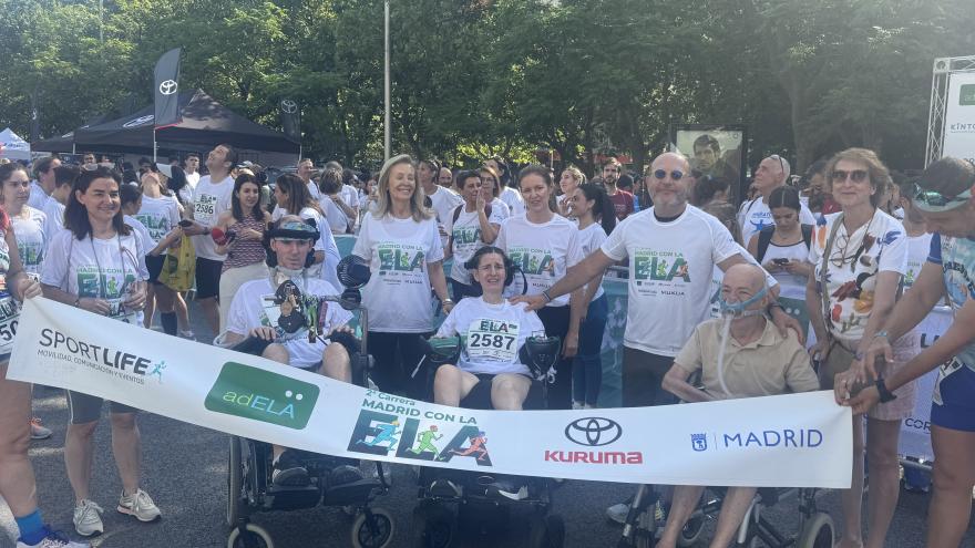 Texto Alternativo: La Comunidad, en la II Carrera Madrid con la ELA organizada por la Asociación Española de Esclerosis Lateral Amiotrófica