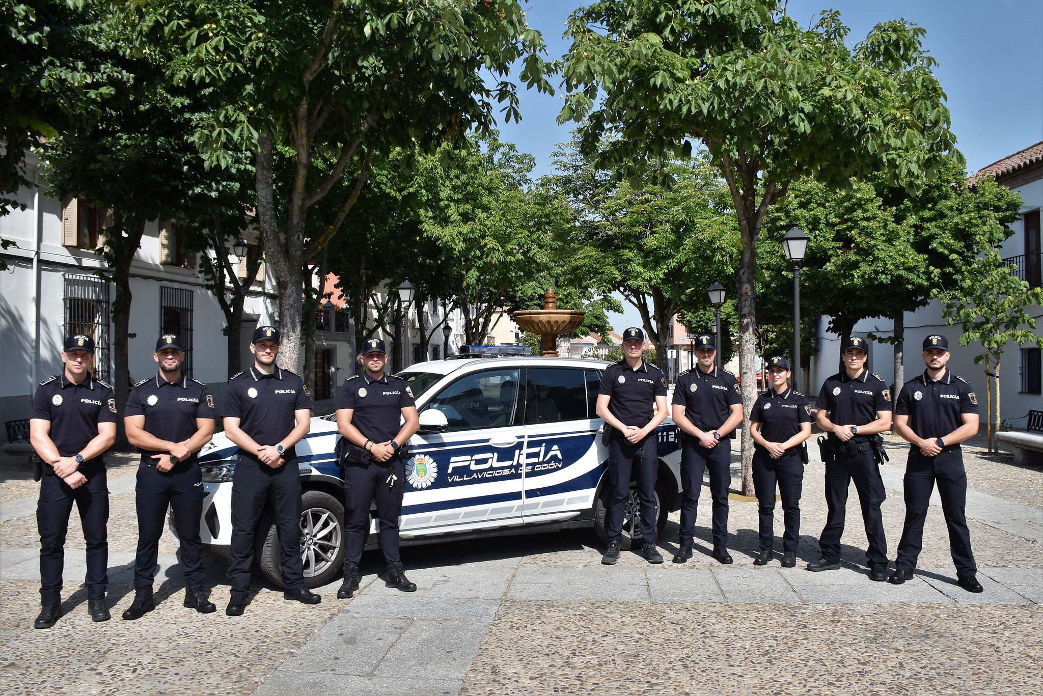 Texto Alternativo: La Plantilla de la Policía Local de Villaviciosa de Odón se incrementa con la incorporación de nueve agentes