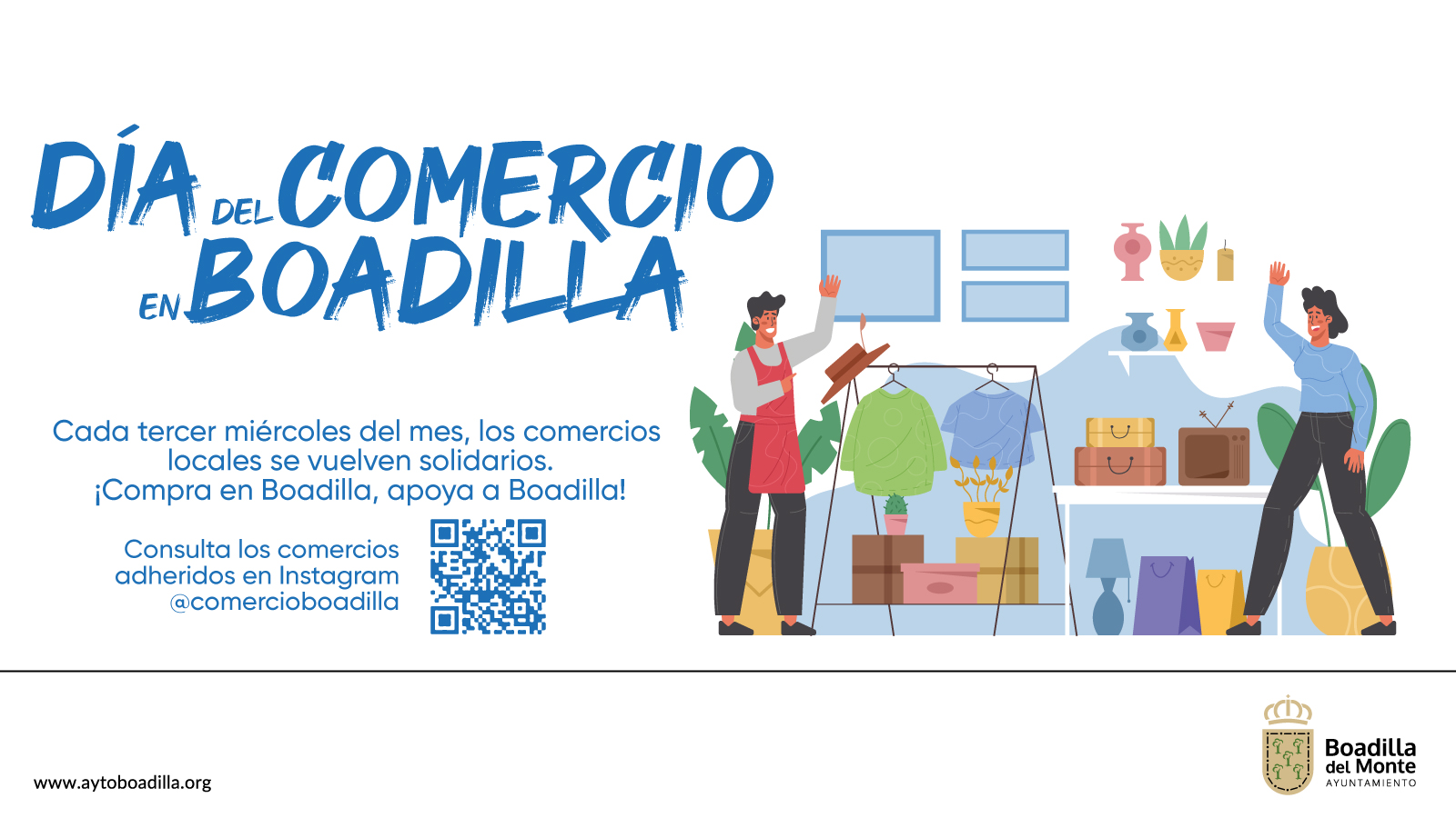 Texto Alternativo: Boadilla celebra el próximo miércoles un nuevo Día del Comercio, a favor de la asociación Matunda Familia
