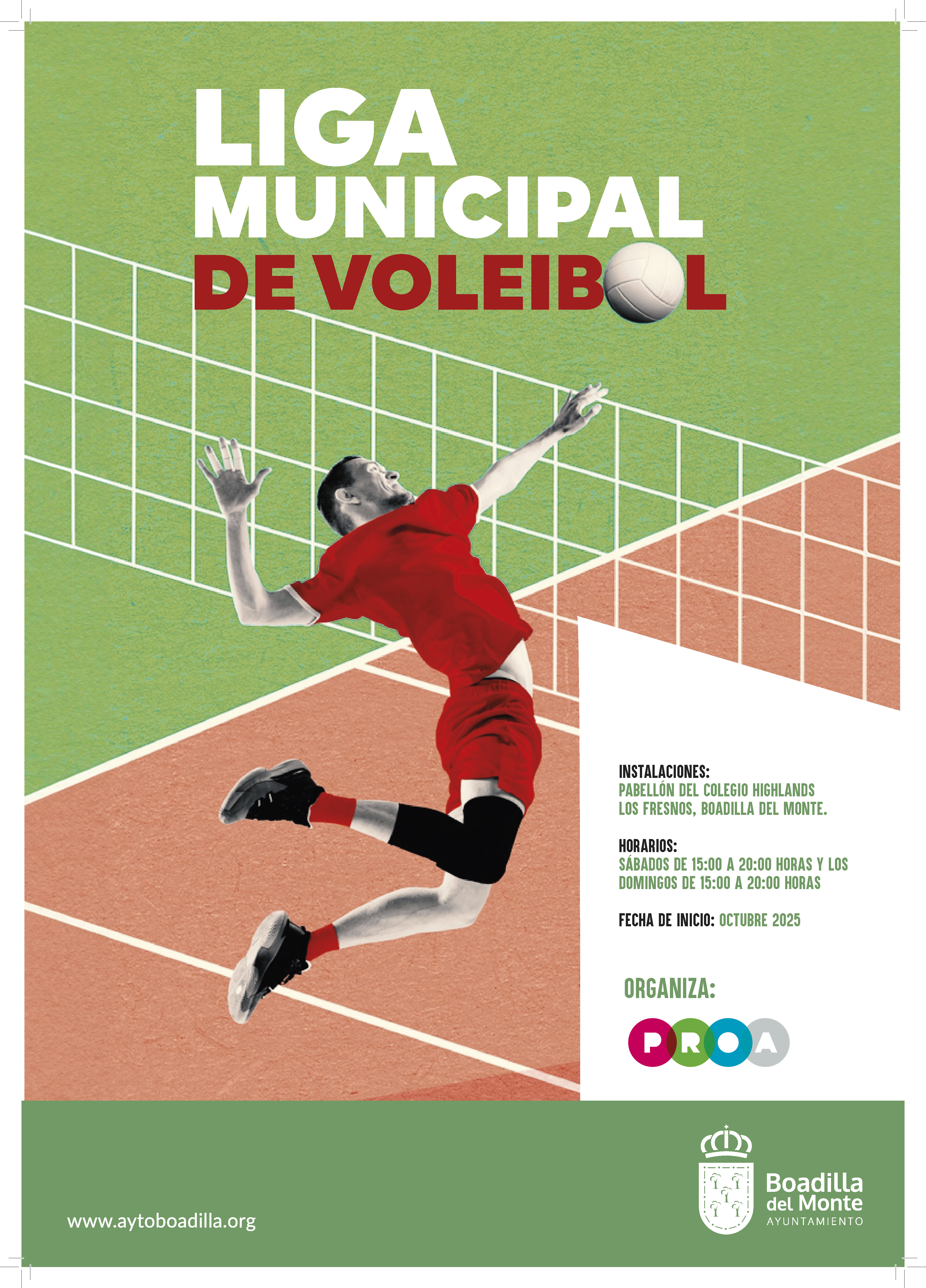 Texto Alternativo: Abierto el plazo de inscripción para la Liga Municipal de Voleibol