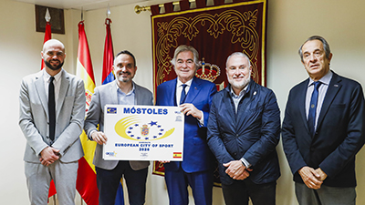 Texto Alternativo: Móstoles, elegida “Ciudad Europea del Deporte 2026”