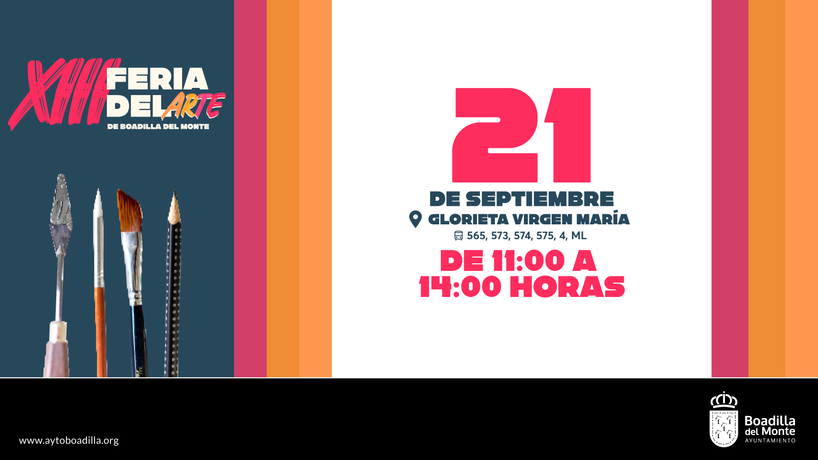 Texto Alternativo: La XIII Feria del Arte se celebrará el próximo domingo en la glorieta Virgen María