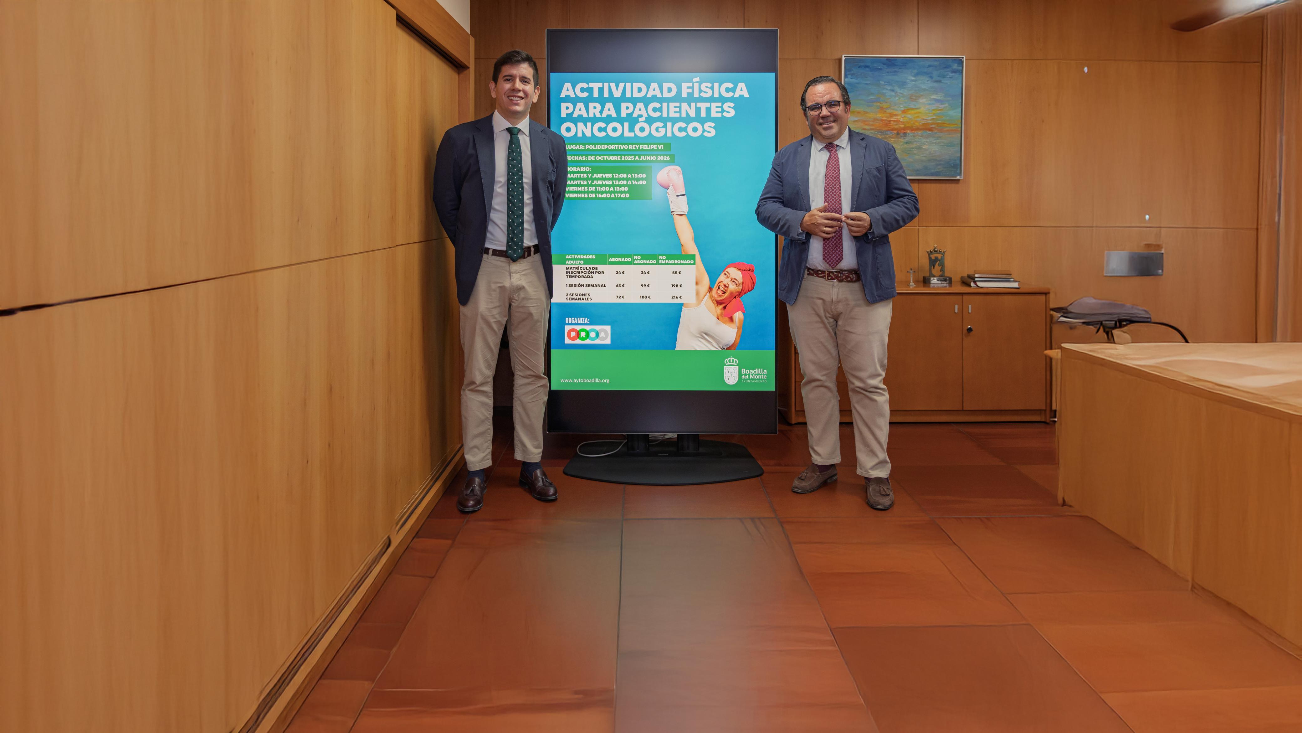 Texto Alternativo: Boadilla ofrece a los pacientes oncológicos una actividad de ejercicio físico para mejorar su calidad de vida