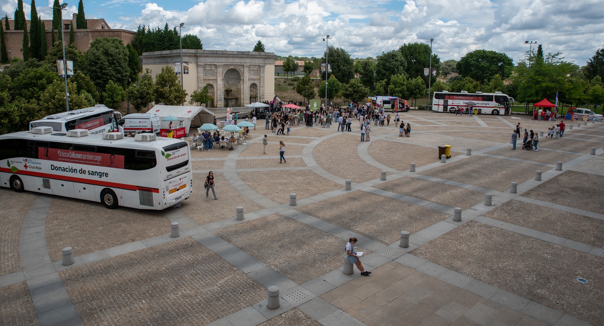 Texto Alternativo: La explanada del Palacio acogerá un nuevo Festival de Donación de Sangre el próximo sábado 27
