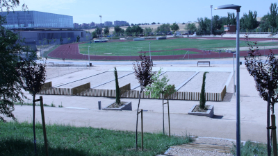 Texto Alternativo: El Ayuntamiento de Móstoles asumirá la concesión para agilizar la finalización del Pabellón Andrés Torrejón