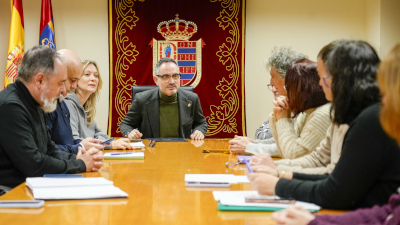 Texto Alternativo: El alcalde de Móstoles propone a los grupos políticos una Declaración Institucional para que el Ministerio de Transportes reubique las pantallas acústicas de Parque Coimbra