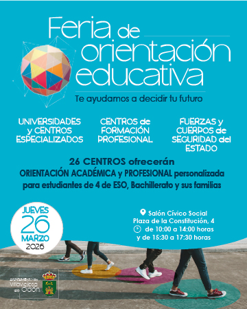 Texto Alternativo: El Ayuntamiento de Villaviciosa de Odón organiza este jueves la Feria de Orientación Educativa