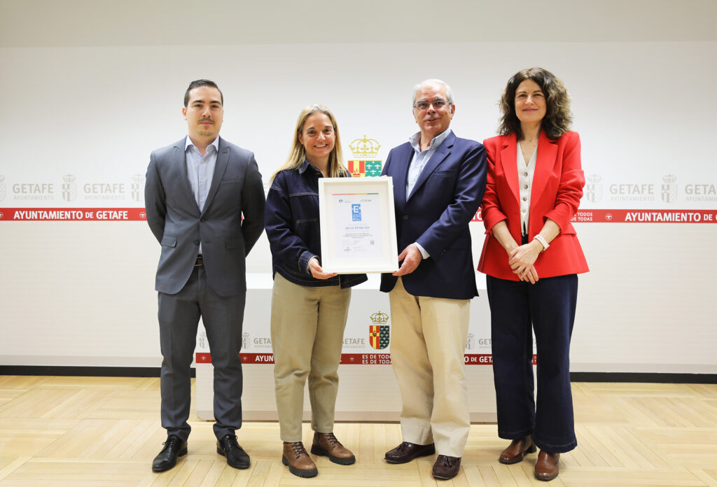 Texto Alternativo: Getafe registra el desempleo más bajo en 19 años y ALEF recibe el ‘Sello de Calidad EFQM 400+’